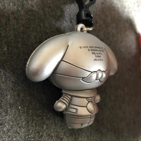 Exclusive B 3D Figural Bag Clip Silver My Melody Sakura - Picture 9 of 14